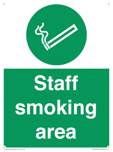 Staff smoking area